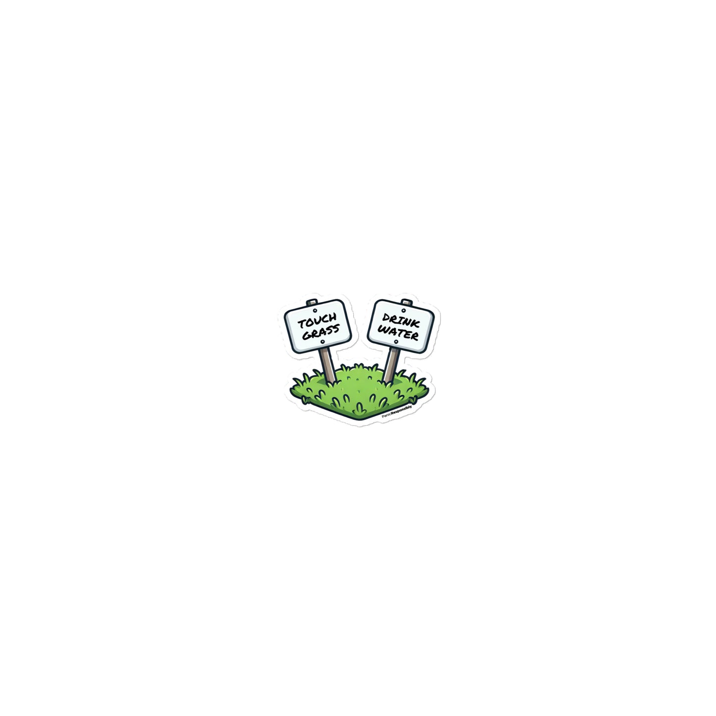 Touch Grass Stickers