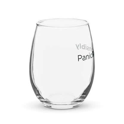 Stemless wine glass