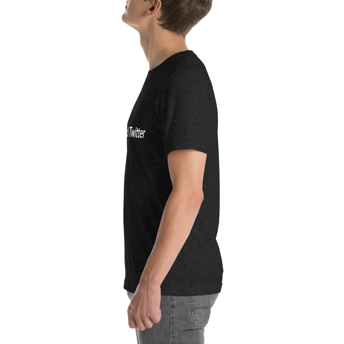 I Miss Old Twitter (Black) Unisex t-shirt